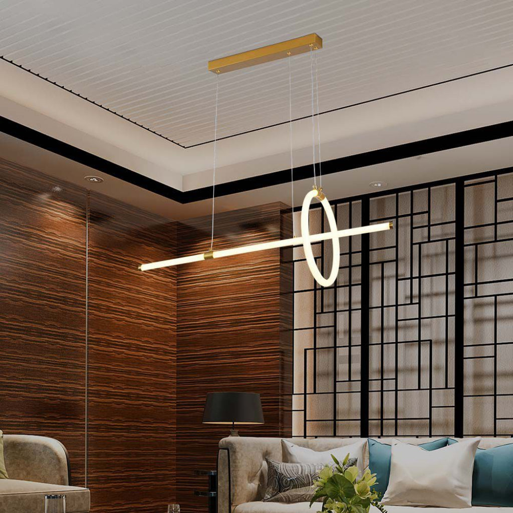 V-TAC Lampadario LED a Sospensione 16W dal Design Moderno Colore Oro 3000K vt-7818 V-TAC Lampadario LED a Sospensione 16W dal Design Moderno Colore Oro 3000K vt-7818